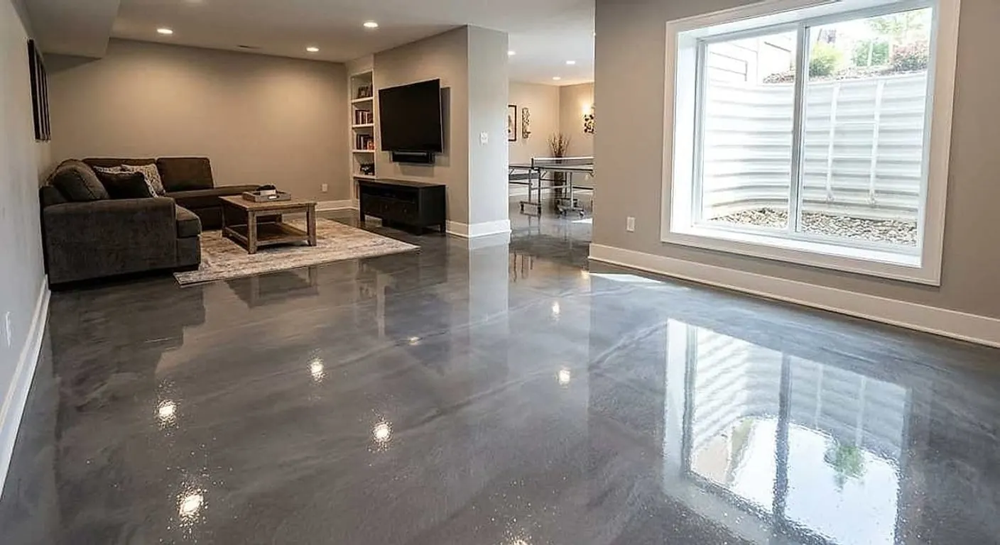 Basement Floor Epoxy in Wausau, WI